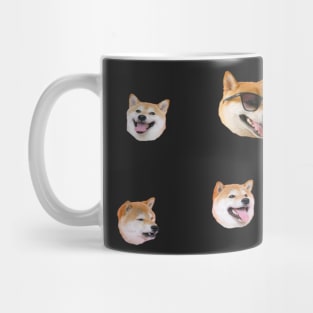 shiba doge STICKER PACK Mug